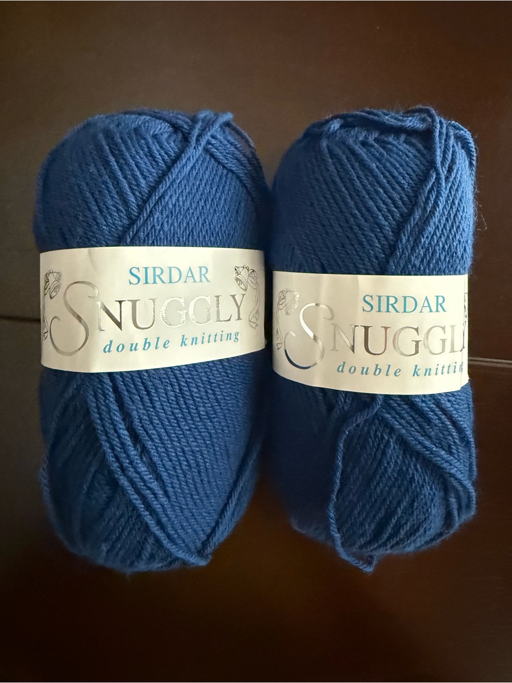 Snuggly Double Knitting Yarn - Blue